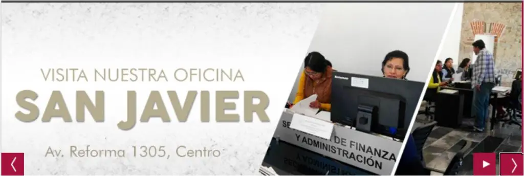 Oficina San Javier Puebla control vehicular