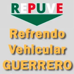 Refrendo vehicular Guerrero